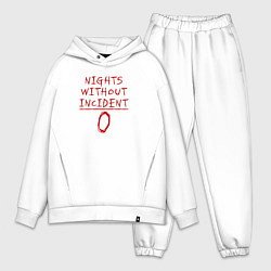 Мужской костюм оверсайз Ночи без происшествий 0, цвет: белый