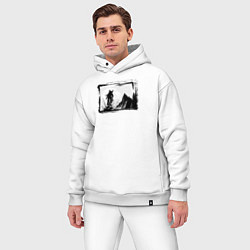 Мужской костюм оверсайз Mtb dirt, цвет: белый — фото 2