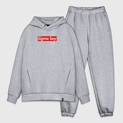 Мужской костюм оверсайз Сигма бой supreme style из песни мерч - тик-ток ме