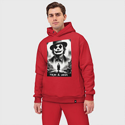 Мужской костюм оверсайз Movie Joker - folie a deux meme, цвет: красный — фото 2