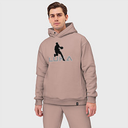 Мужской костюм оверсайз Luka basketball, цвет: пыльно-розовый — фото 2