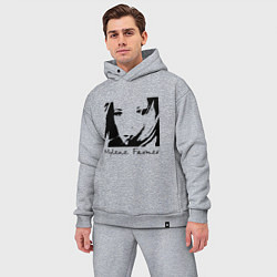 Мужской костюм оверсайз Милен Фармер, цвет: меланж — фото 2