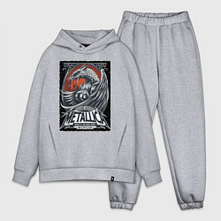 Мужской костюм оверсайз Metallica - Michigan playbill Grand rapids, цвет: меланж