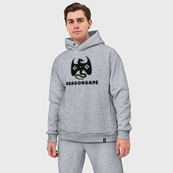 Мужской костюм оверсайз Игра дракона, цвет: меланж — фото 2