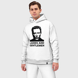 Мужской костюм оверсайз Кристофер Уокен, цвет: белый — фото 2