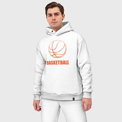Мужской костюм оверсайз Ball basket, цвет: белый — фото 2
