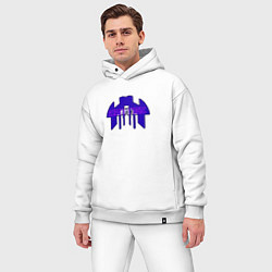 Мужской костюм оверсайз Cortex фиолетовый aneurism iv, цвет: белый — фото 2