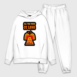 Мужской костюм оверсайз Всё что тебе нужно это лава