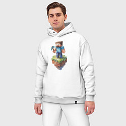 Мужской костюм оверсайз Steve, цвет: белый — фото 2