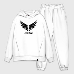 Мужской костюм оверсайз Крылатый риелтор