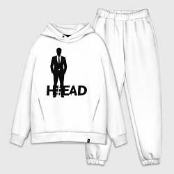 Мужской костюм оверсайз Руководитель в деловом костюме