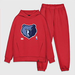Мужской костюм оверсайз Memphis Grizzlies - basketball, цвет: красный