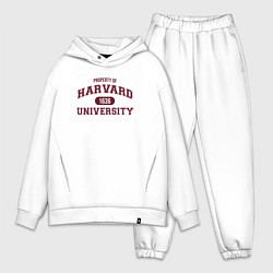 Мужской костюм оверсайз Harvard, цвет: белый