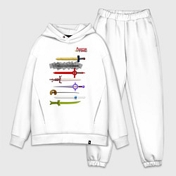 Мужской костюм оверсайз Adventure time swords