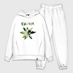 Мужской костюм оверсайз Depeche Mode - Exciter Flower, цвет: белый