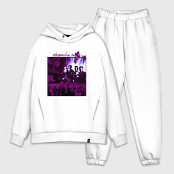 Мужской костюм оверсайз Depeche Mode in violet, цвет: белый
