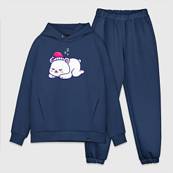 Мужской костюм оверсайз Спящий мишка