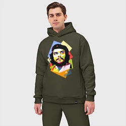 Мужской костюм оверсайз Che Guevara Art, цвет: хаки — фото 2