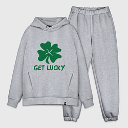 Мужской костюм оверсайз Get lucky, цвет: меланж