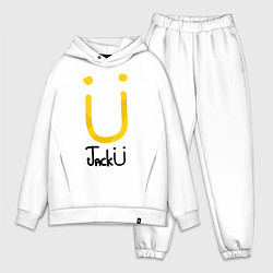 Мужской костюм оверсайз Jack U, цвет: белый