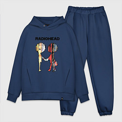 Мужской костюм оверсайз Radiohead Peoples, цвет: тёмно-синий