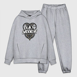 Мужской костюм оверсайз Black Sabbath, цвет: меланж