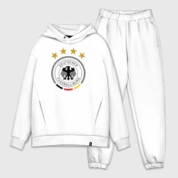 Мужской костюм оверсайз Deutscher Fussball-Bund, цвет: белый