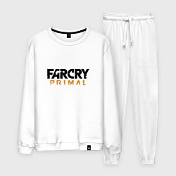 Костюм хлопковый мужской Far Cry: Primal Logo, цвет: белый