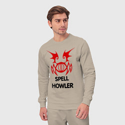 Костюм хлопковый мужской Dark Elf Mage - Spell Howler, цвет: миндальный — фото 2