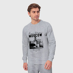 Костюм хлопковый мужской Moscow Kremlin 1147, цвет: меланж — фото 2