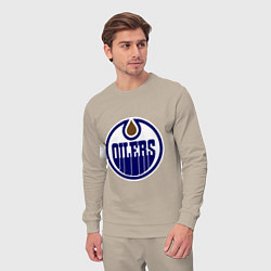 Костюм хлопковый мужской Edmonton Oilers, цвет: миндальный — фото 2
