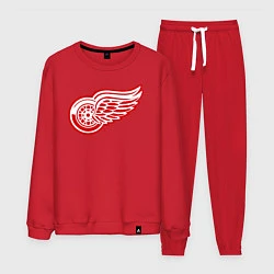 Костюм хлопковый мужской Detroit Red Wings, цвет: красный