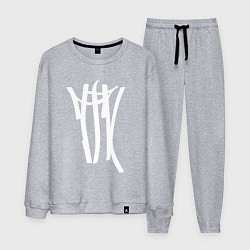 Костюм хлопковый мужской ТГК, цвет: меланж