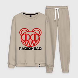 Костюм хлопковый мужской Radiohead, цвет: миндальный
