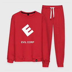 Костюм хлопковый мужской Evil corporation, цвет: красный