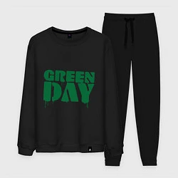 Костюм хлопковый мужской Green Day, цвет: черный