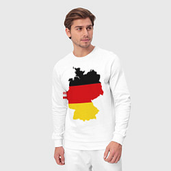 Костюм хлопковый мужской Германия (Germany), цвет: белый — фото 2