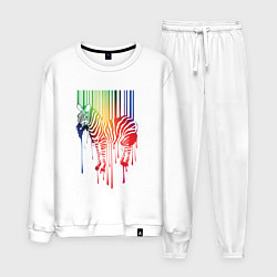 Мужской костюм Color zebra