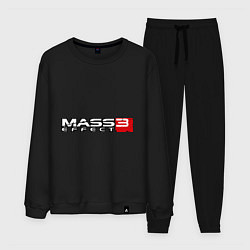 Костюм хлопковый мужской Mass Effect 3, цвет: черный