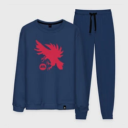 Костюм хлопковый мужской Warlock Eagle, цвет: тёмно-синий
