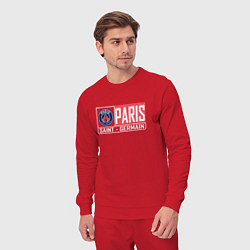 Костюм хлопковый мужской Paris Saint-Germain - New collections, цвет: красный — фото 2