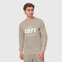 Костюм хлопковый мужской Limited Edition 1971, цвет: миндальный — фото 2