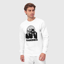 Костюм хлопковый мужской Ramones Boys, цвет: белый — фото 2