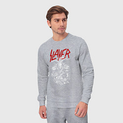 Костюм хлопковый мужской Slayer: Devil Goat, цвет: меланж — фото 2