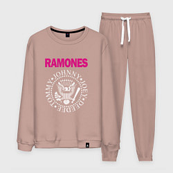 Костюм хлопковый мужской Ramones Boyband, цвет: пыльно-розовый