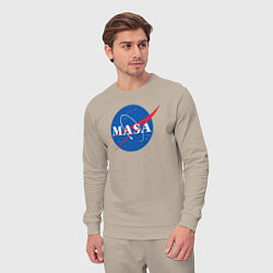 Костюм хлопковый мужской NASA: Masa, цвет: миндальный — фото 2