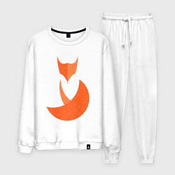 Костюм хлопковый мужской Minimal Fox, цвет: белый