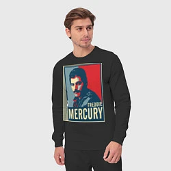Костюм хлопковый мужской Freddie Mercury, цвет: черный — фото 2