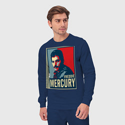Костюм хлопковый мужской Freddie Mercury, цвет: тёмно-синий — фото 2