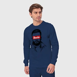 Костюм хлопковый мужской Basta Supreme, цвет: тёмно-синий — фото 2